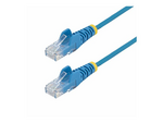 7m Blue Slim CAT6 Ethernet Cable, Snagless, 28AWG, LSZH