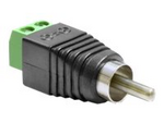 Adapter RCA male > Terminal Block
