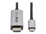 Tripp Lite Series USB-C to HDMI Active Adapter Cable M/M 8K60 Hz 4K 144Hz HDR 4:4:4 HDCP 2.3 Black 6ft